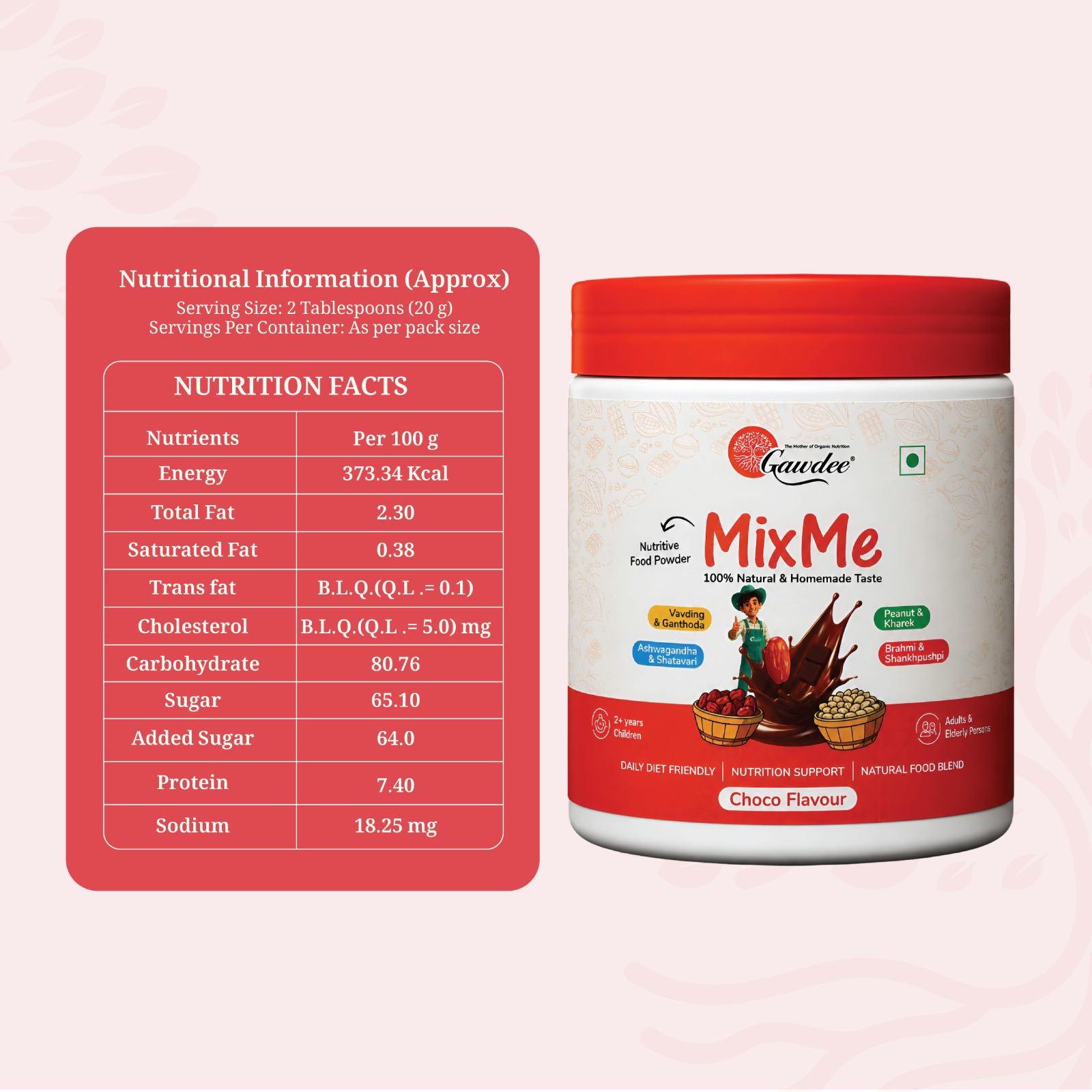 MixMe Choco 400 g — Product view 2