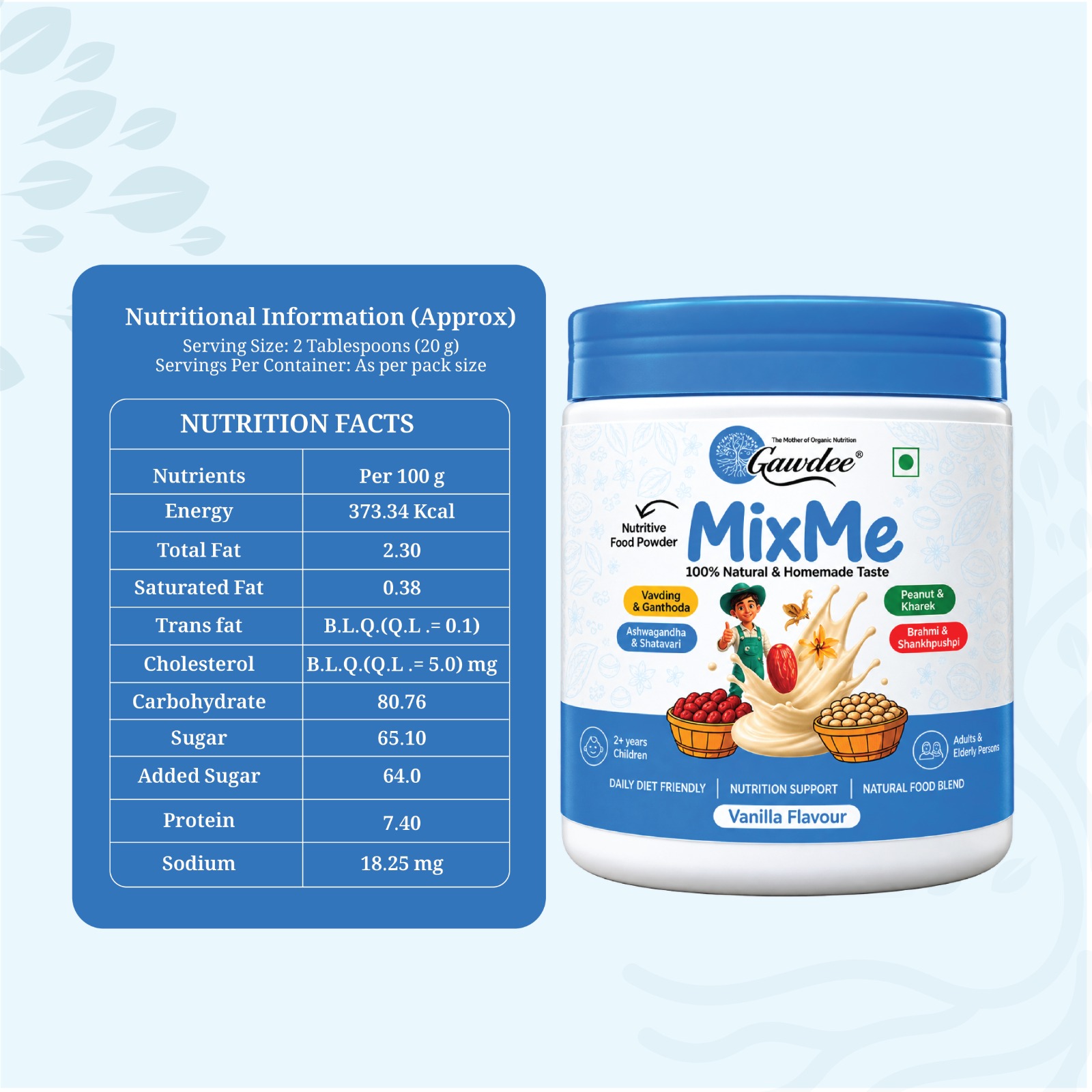 MixMe Vanilla 400 g — Product view 3